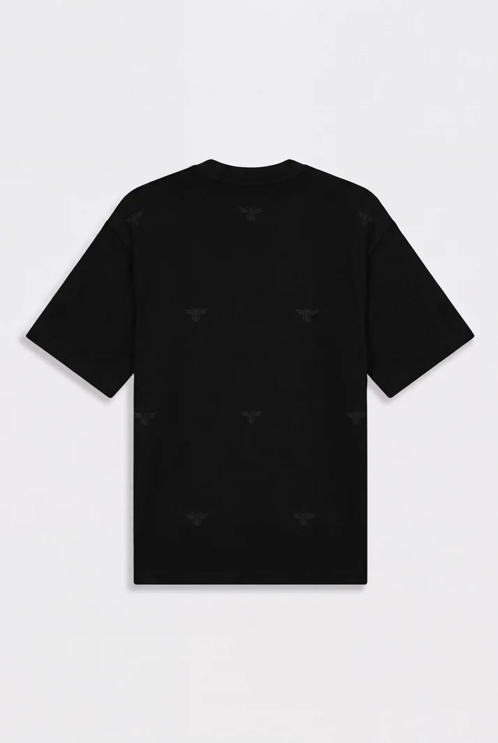 Mercerized 1002 Black T-Shirt
