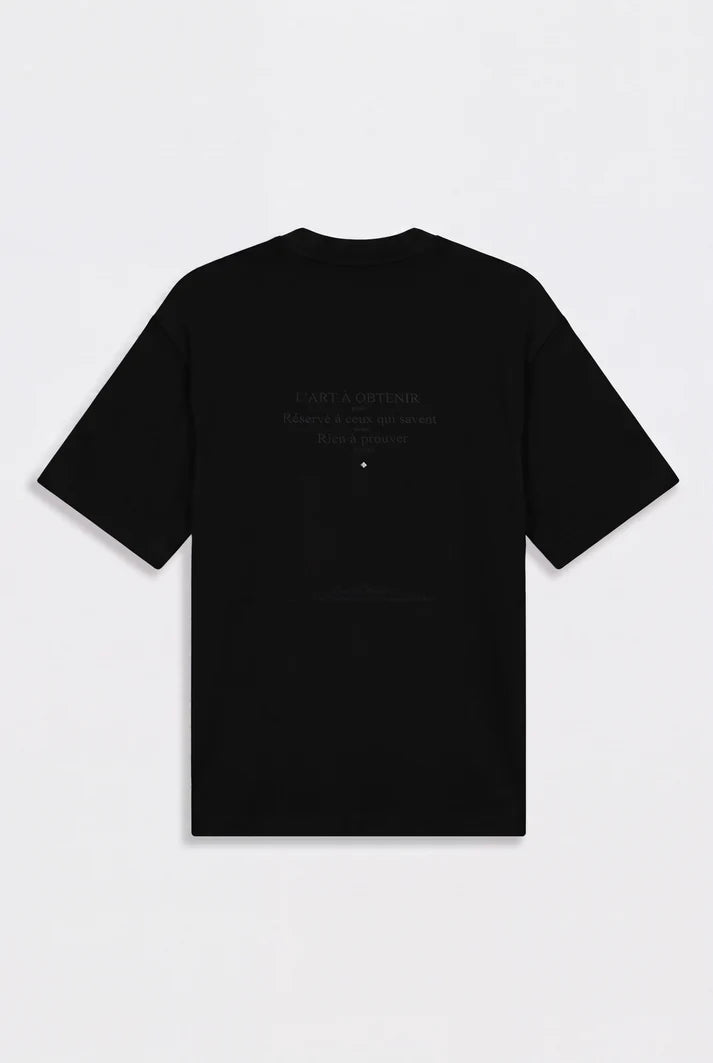 Mercerized 1114 Black T-Shirt