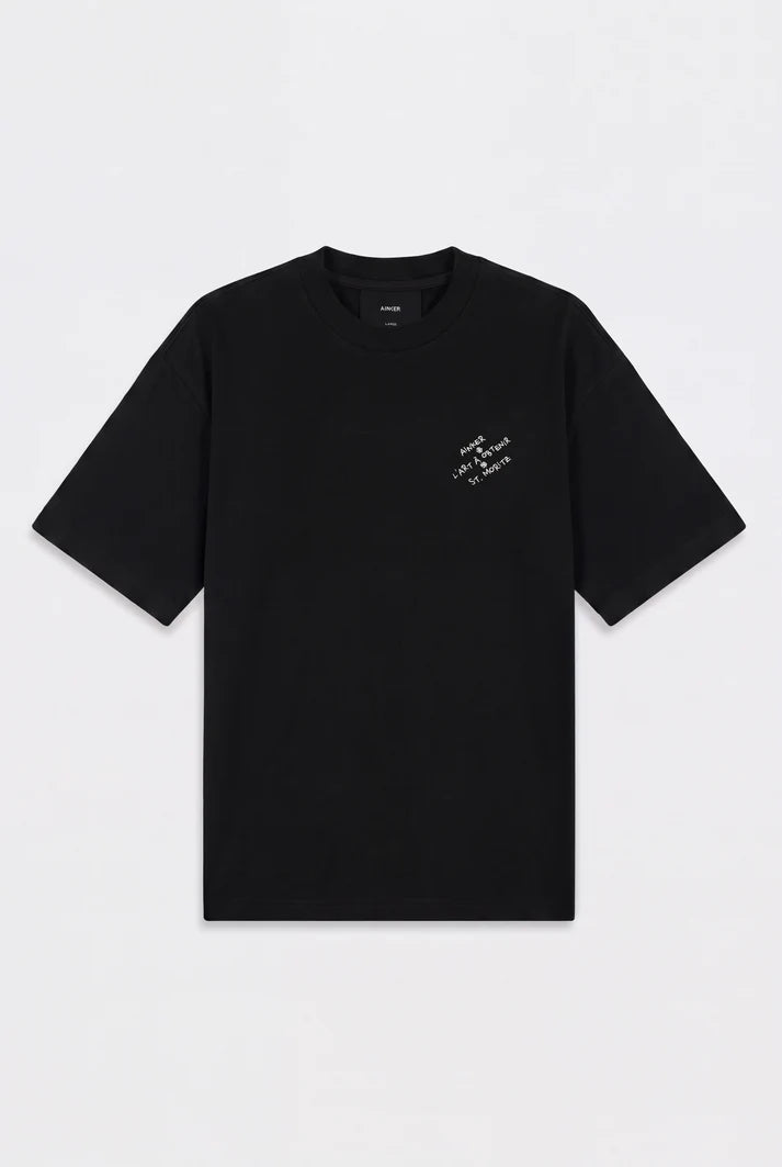 Mercerized 1139 Black T-Shirt
