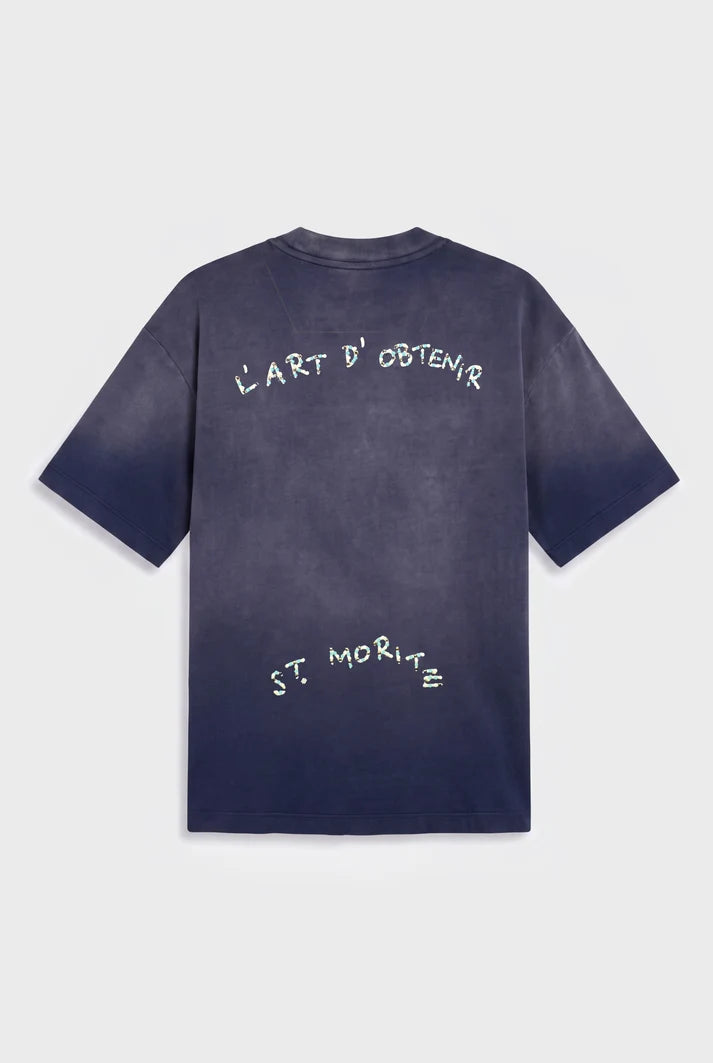 Cotton Wash 1108 Navy T-Shirt