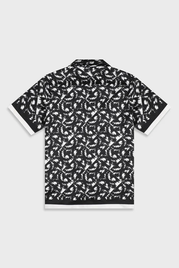 Satin 839 Black Shirt