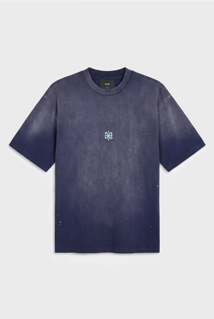 Cotton Wash 1108 Navy T-Shirt