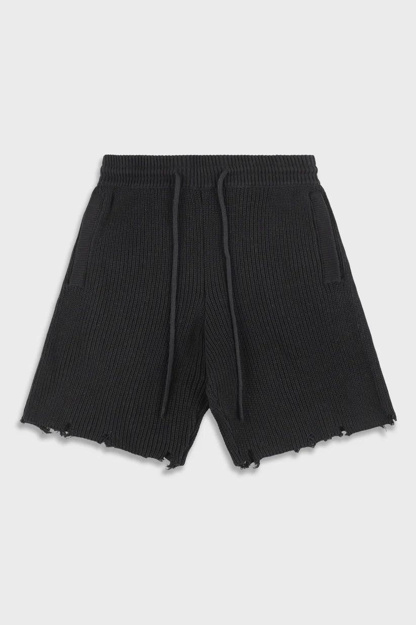 820 Black Knit Short Pant