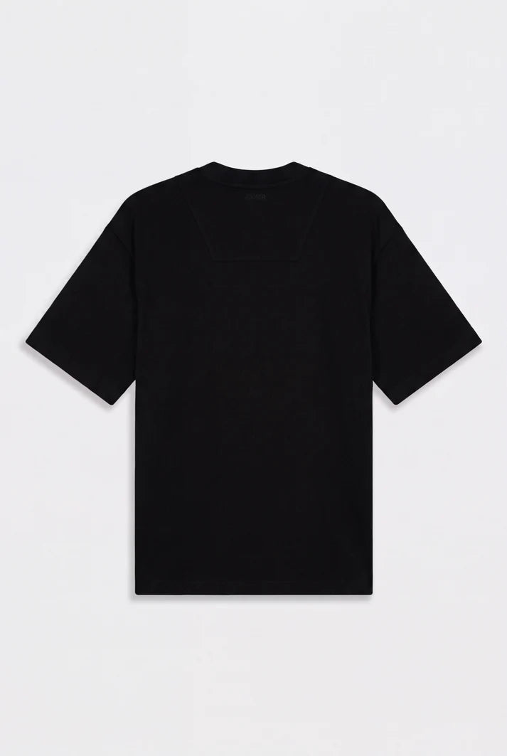 Mercerized 1008 Black T-Shirt