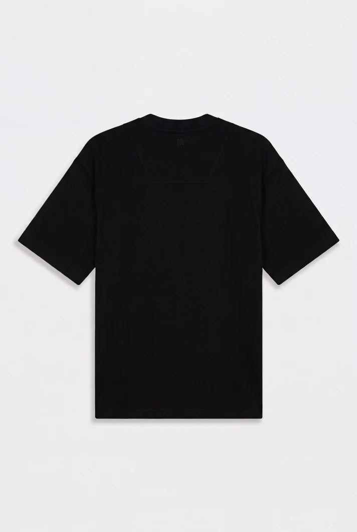 Mercerized 1004 Black T-Shirt