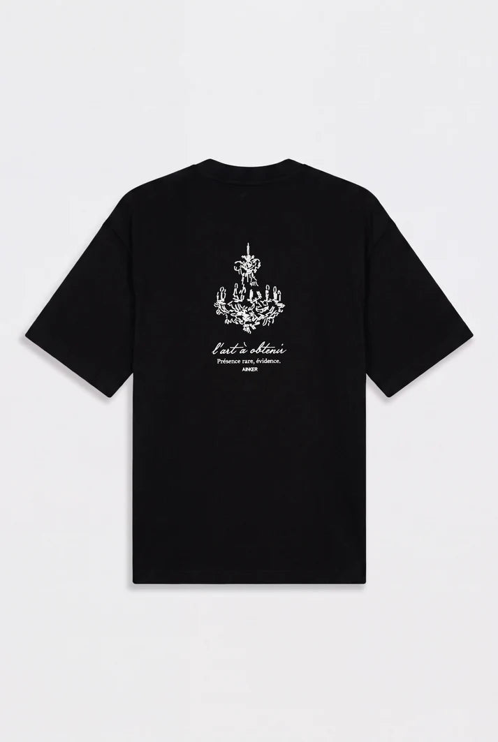Mercerized 1162 Black T-Shirt