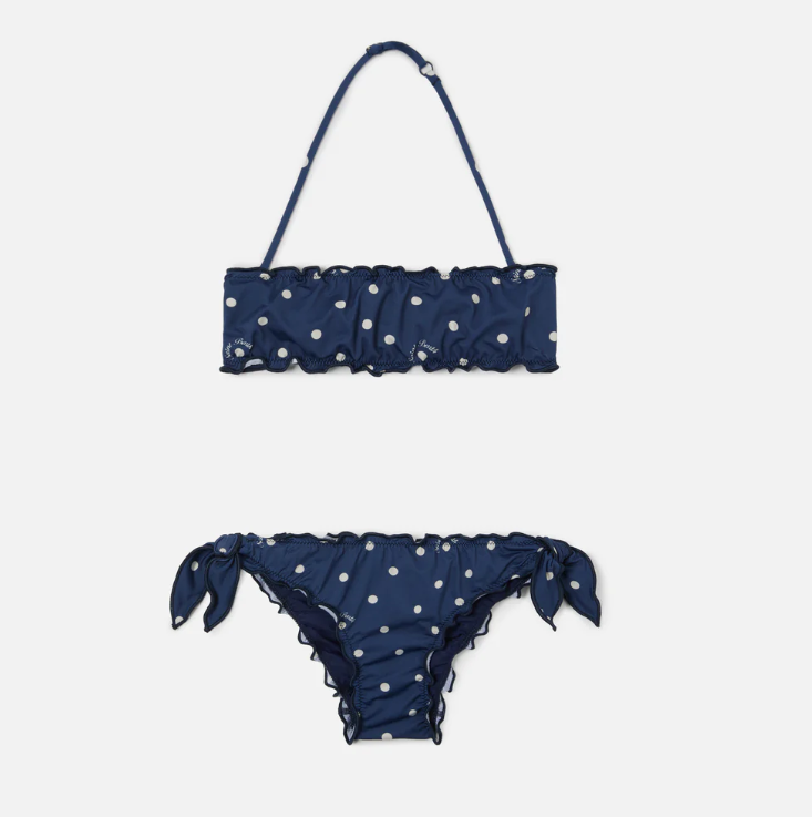 Emy navy polka dot bikini
