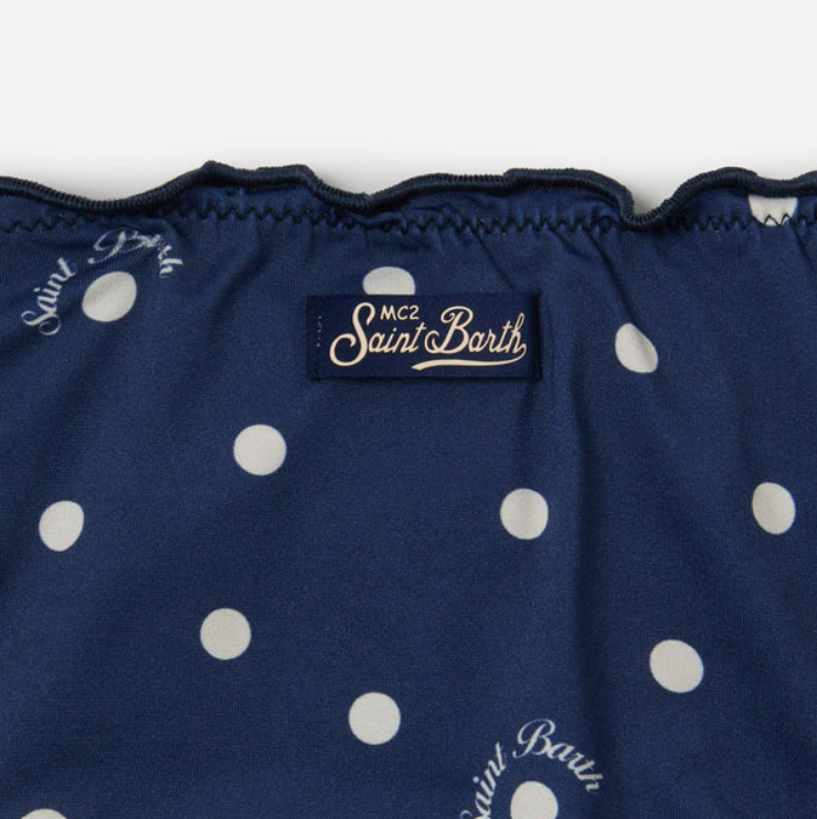 Emy navy polka dot bikini