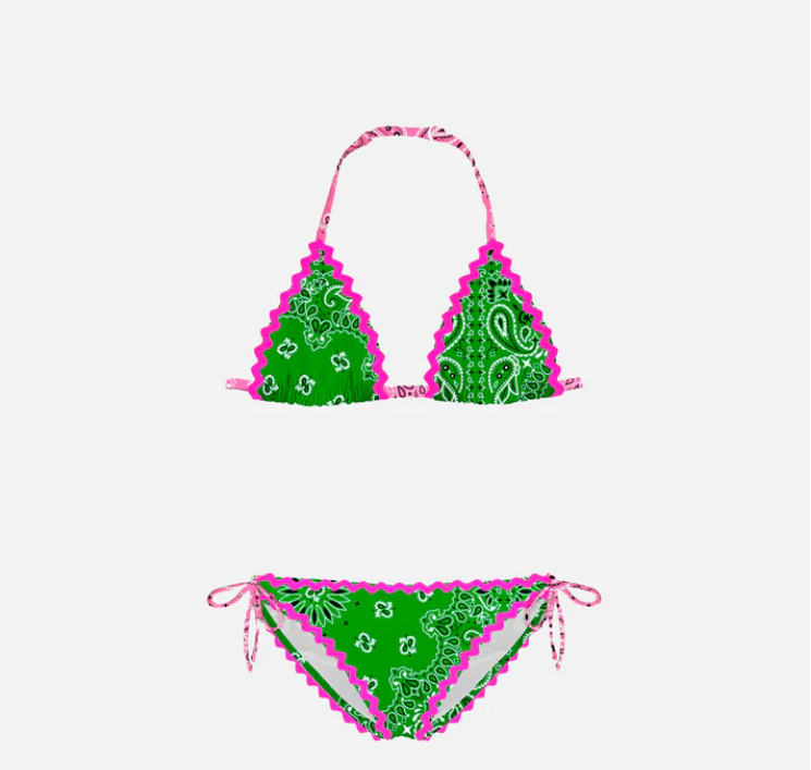 Triangle bikini Holly with bandana print
