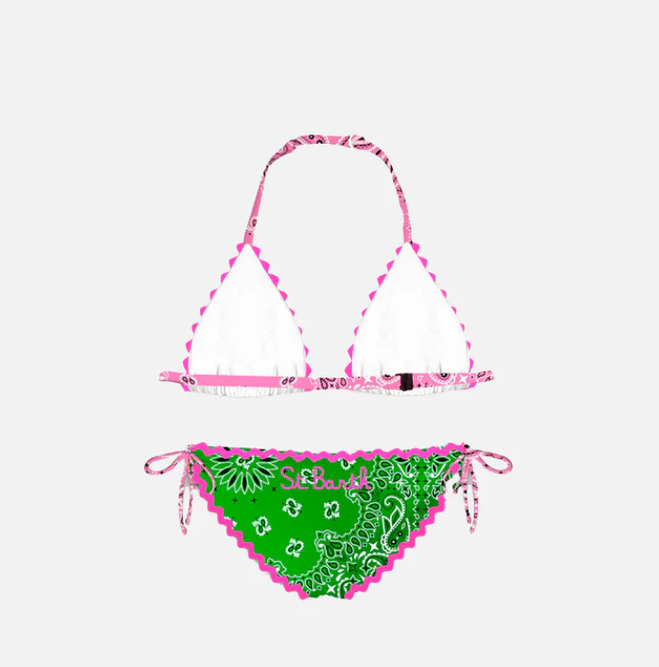 Triangle bikini Holly with bandana print