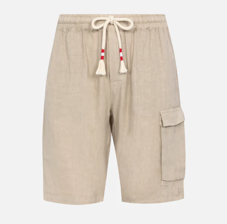 Beige linen bermuda Marseille