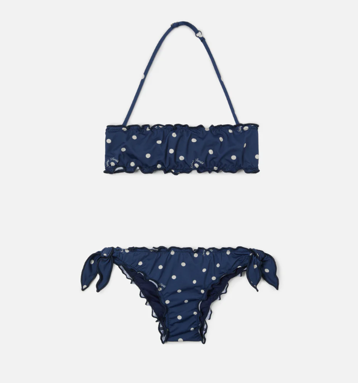 Emy navy polka dot bikini