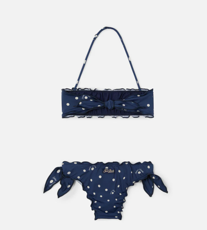 Emy navy polka dot bikini