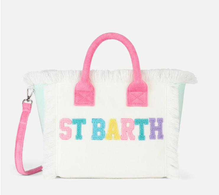 Colette Sponge multicolor patch terry handbag