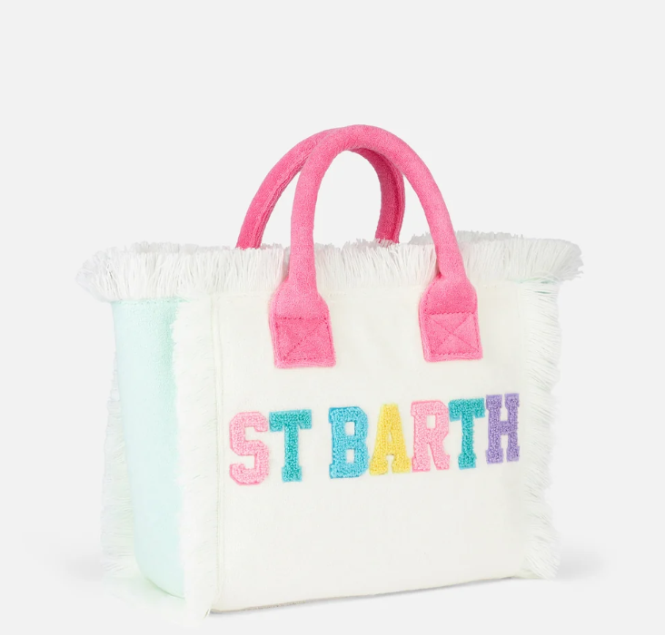 Colette Sponge multicolor patch terry handbag