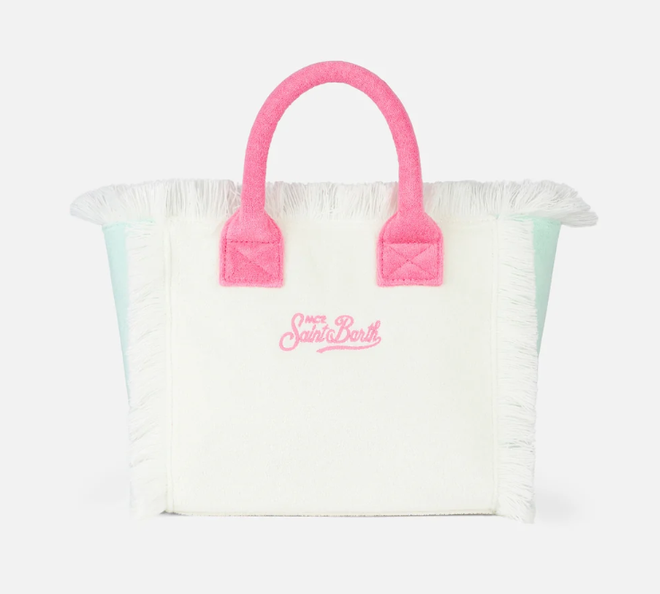 Colette Sponge multicolor patch terry handbag
