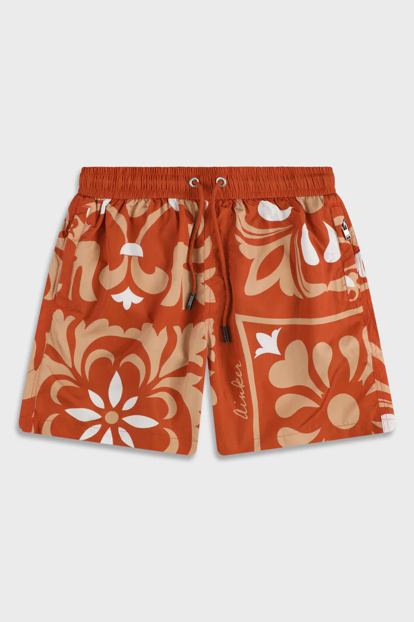 Flower 824 Terracotta Swimwear