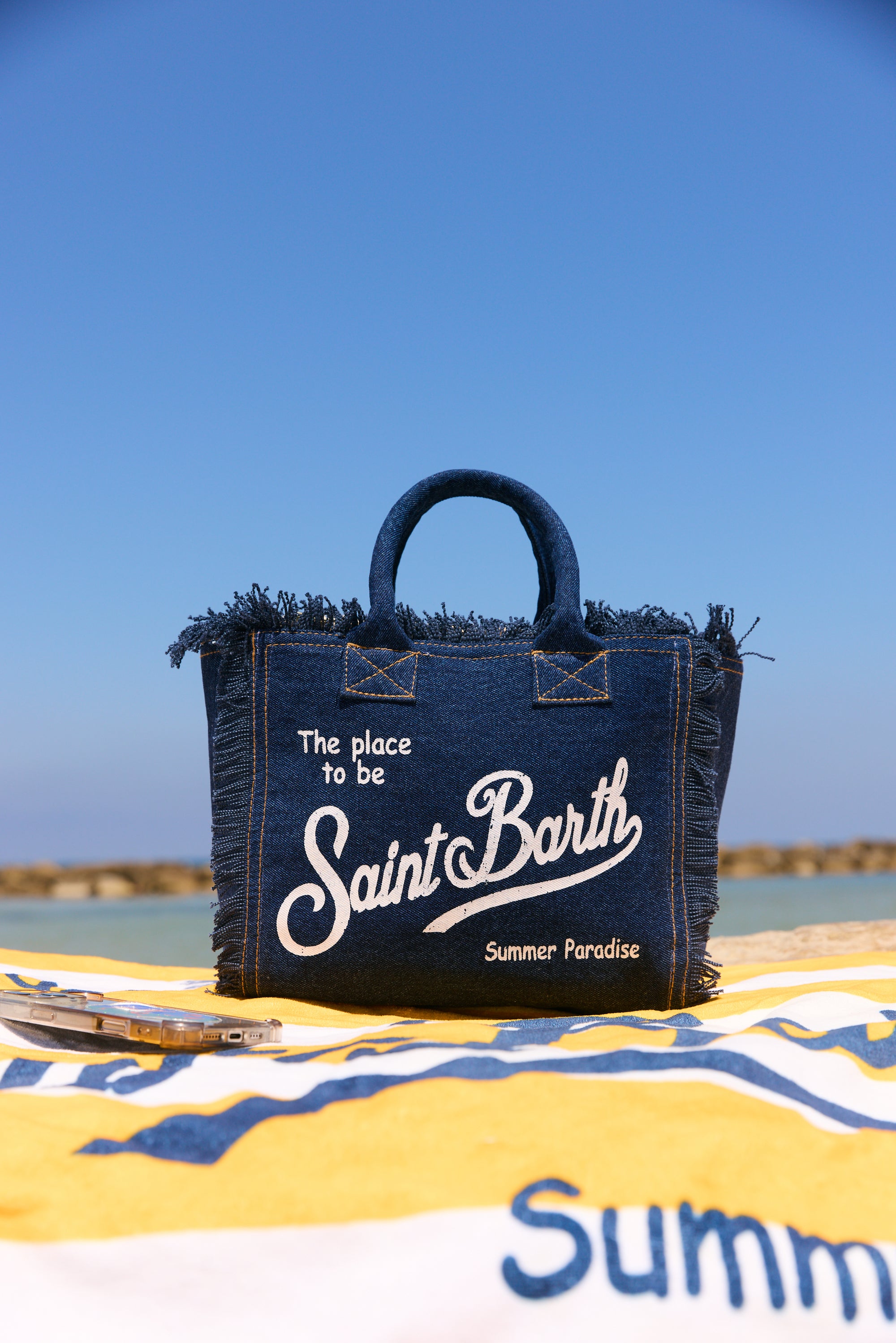 Dark wash denim Vanity regular bag
