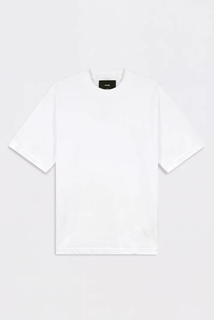Mercerized 1005 White T-Shirt