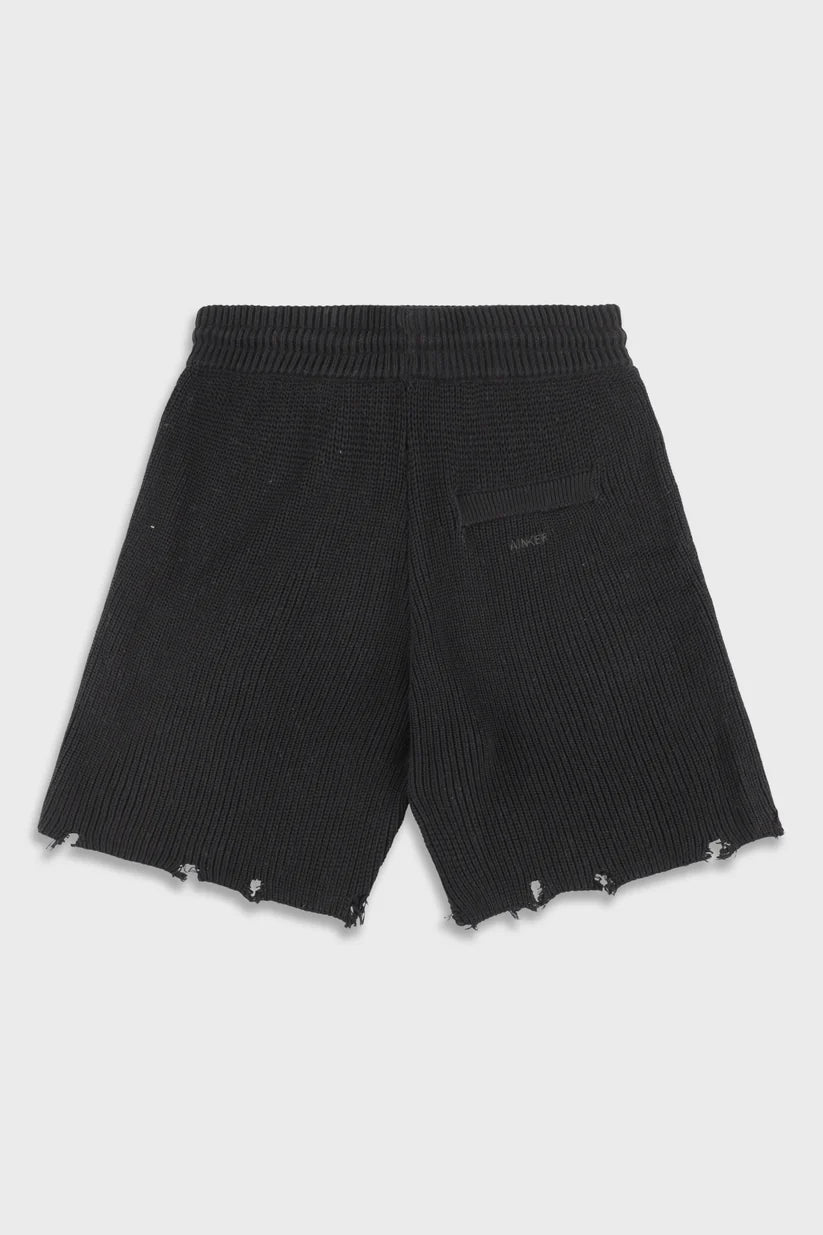 820 Black Knit Short Pant