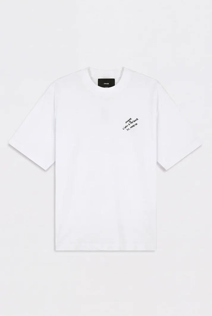 Mercerized 1139 White T-Shirt