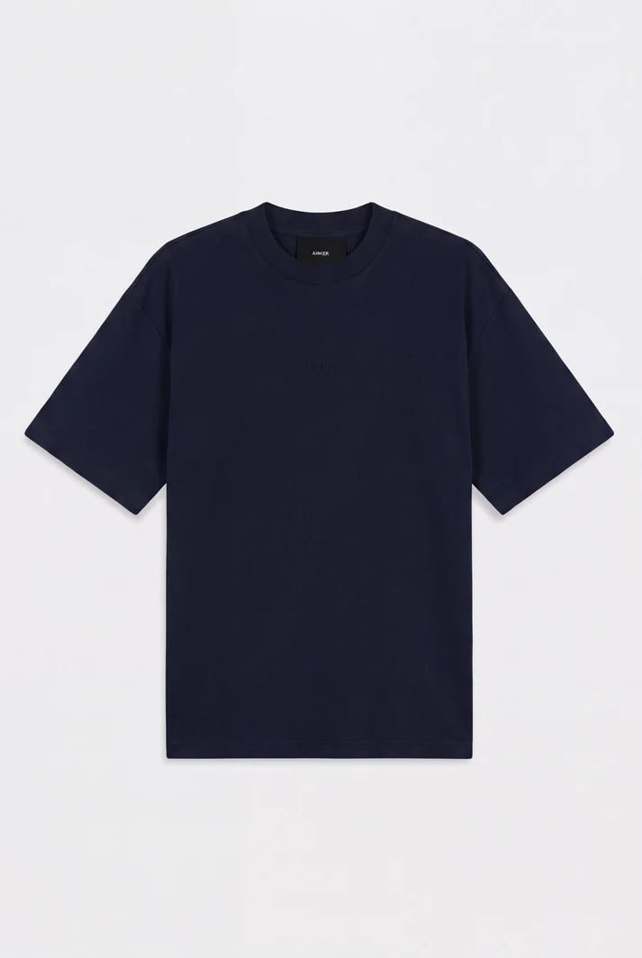 Mercerized 1002 Navy T-Shirt