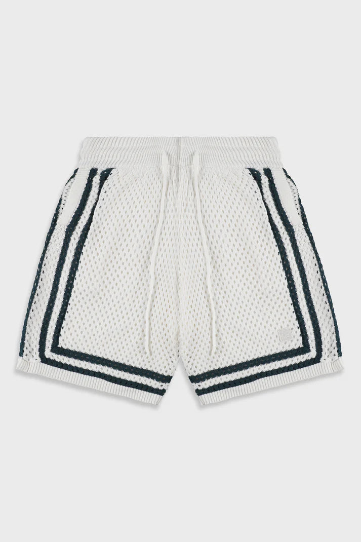 White Mesh 804 Short Pant