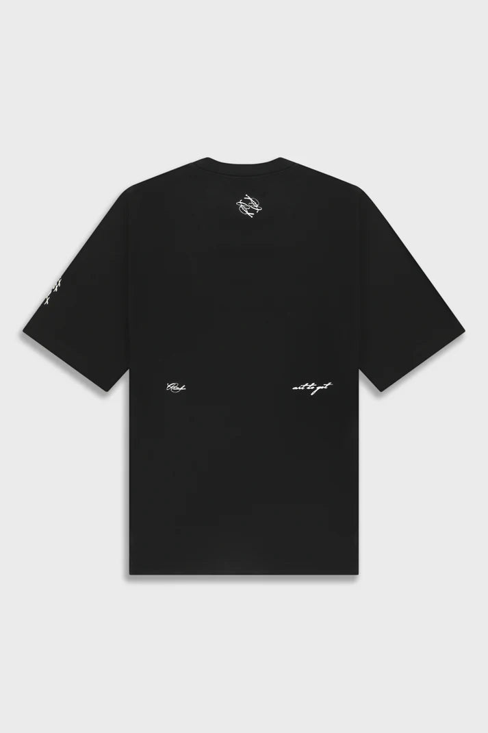 Mercerized 858 Black T-Shirt