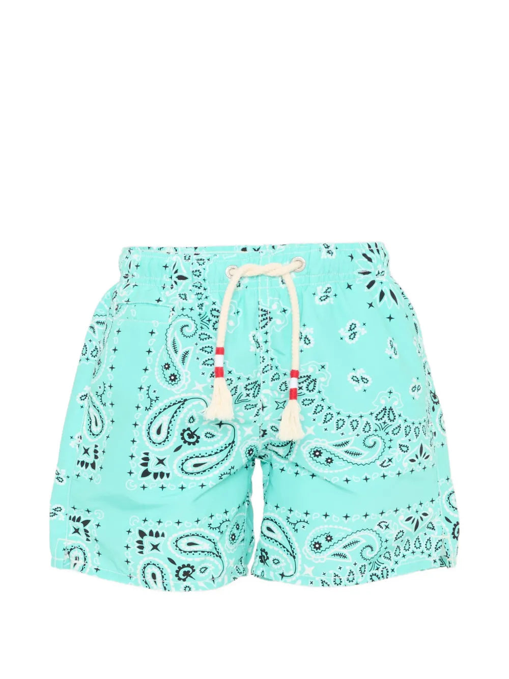 paisley-print swim shorts