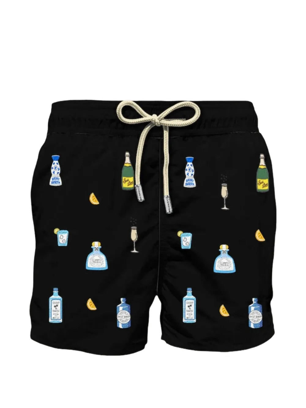 lighting embroidered swim shorts