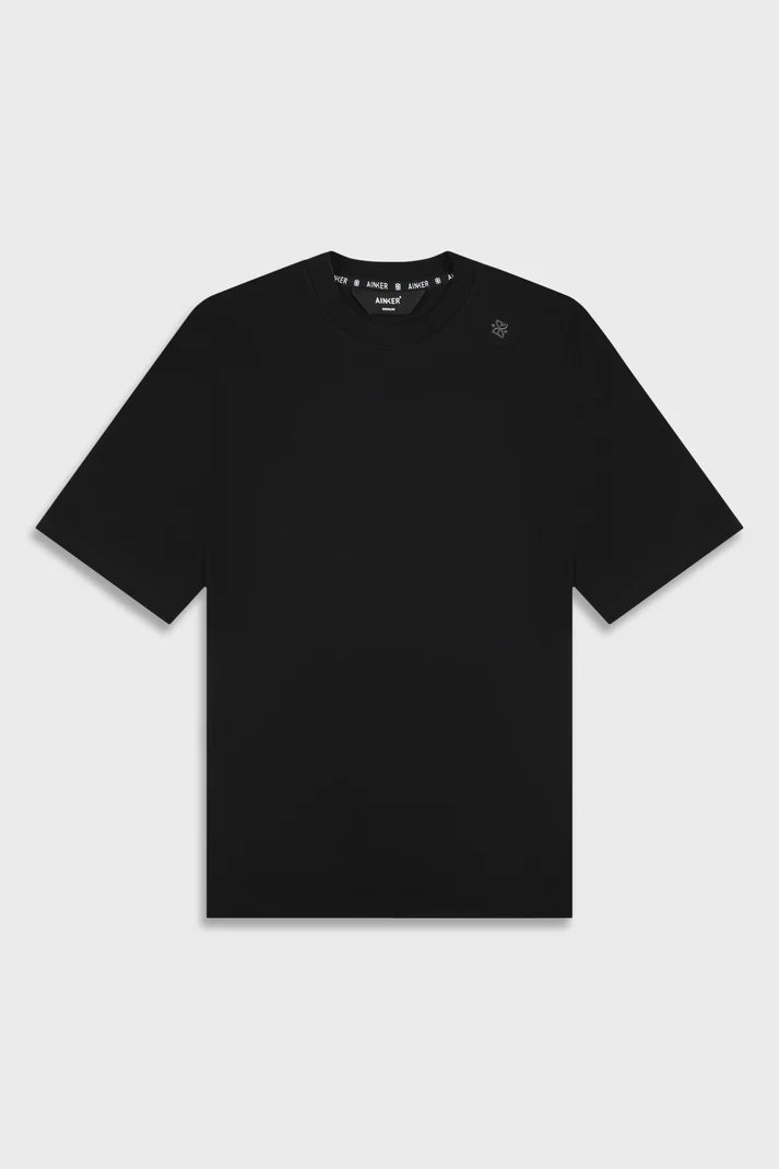 Mercerized 743 Black T-Shirt