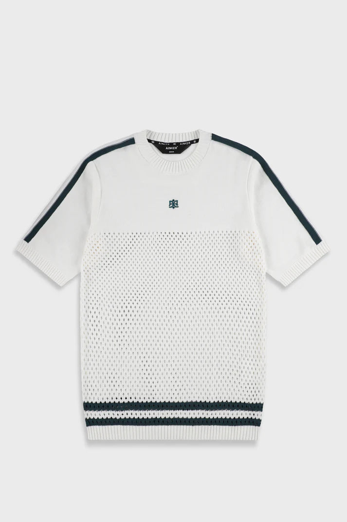 White Mesh 804 T-Shirt