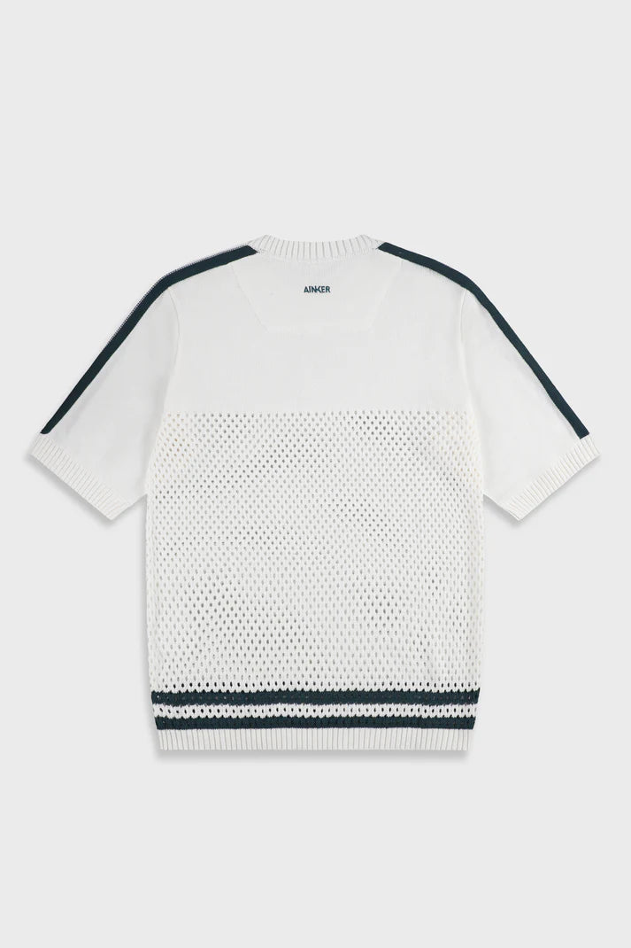 White Mesh 804 T-Shirt