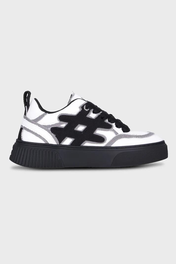 Star Line Canvas White/Gray