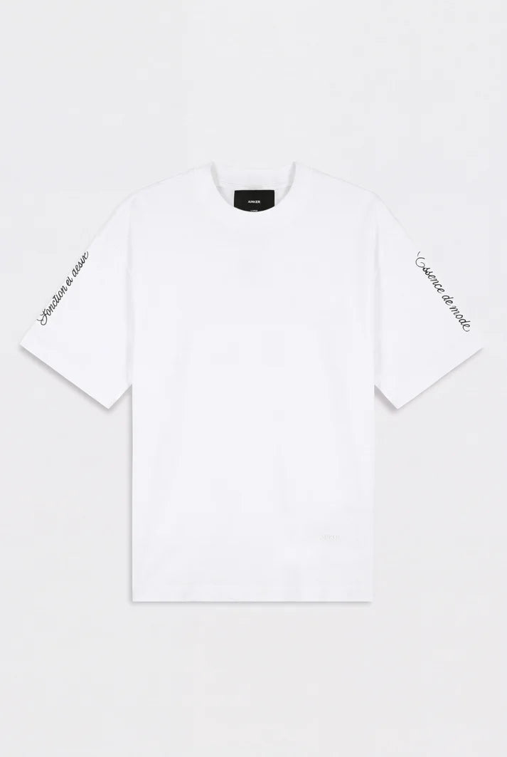 Mercerized 1034 White T-Shirt