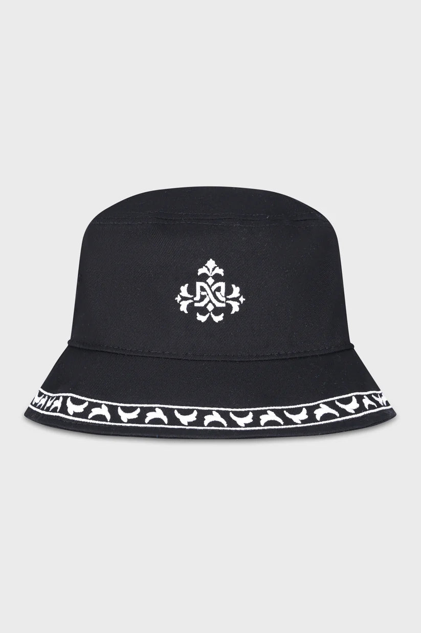 869 Black Cotton Bucket Hat