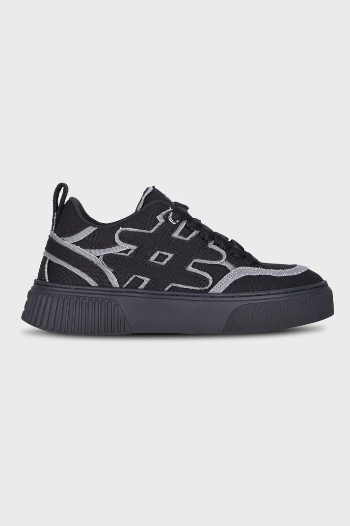 Star Line Canvas Black/Gray