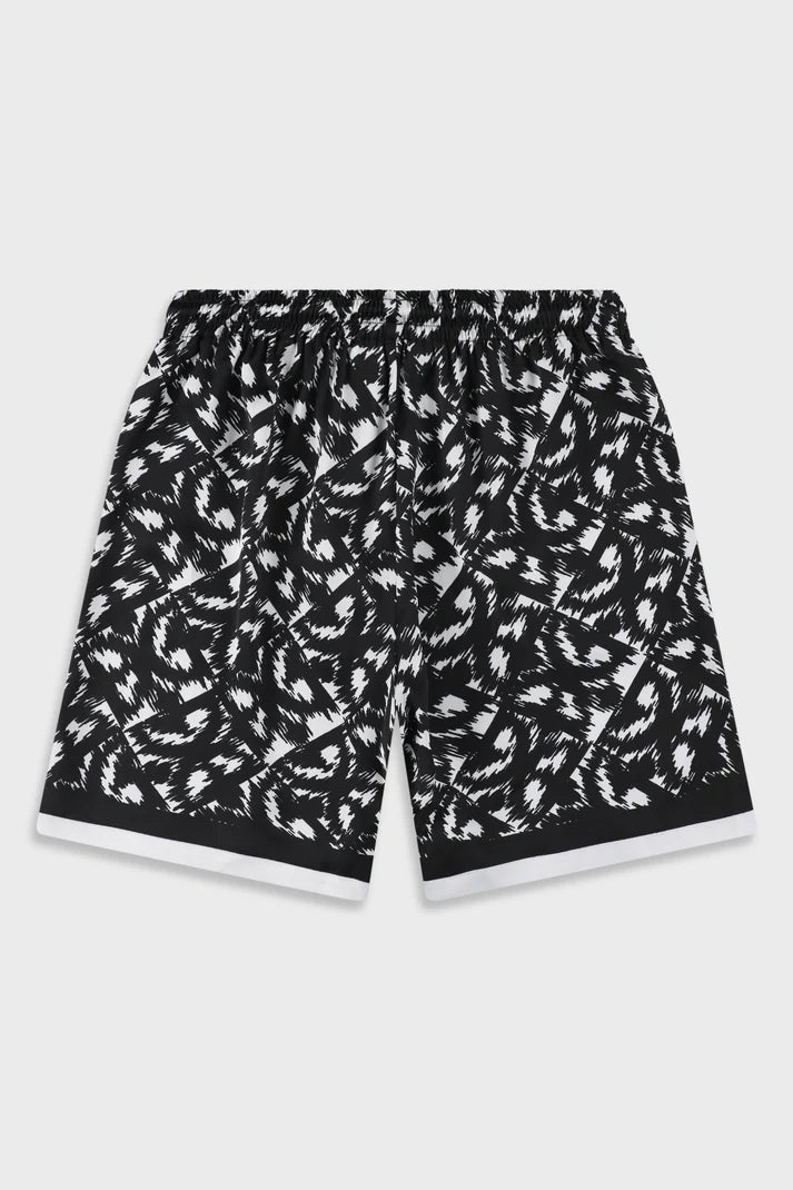 Satin 839 Black Short