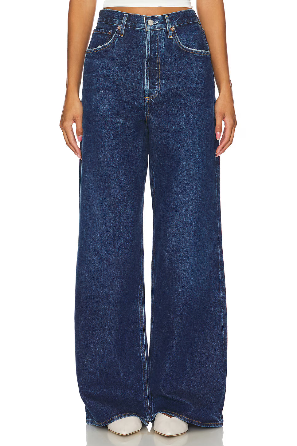 Dame High Rise Wide Leg Jeans