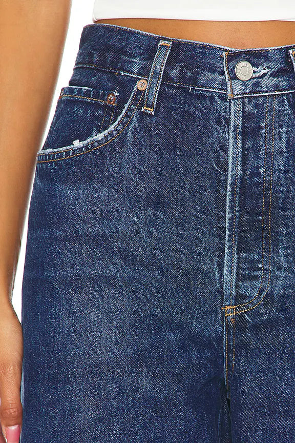 Dame High Rise Wide Leg Jeans