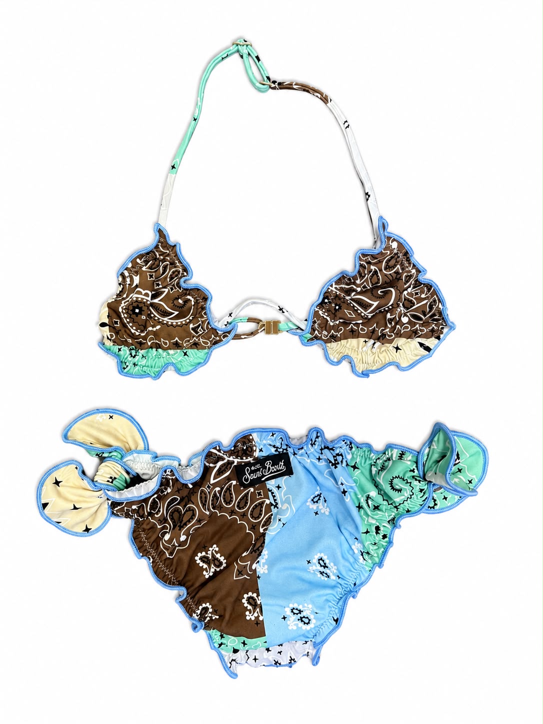 bandana-print swimsuit