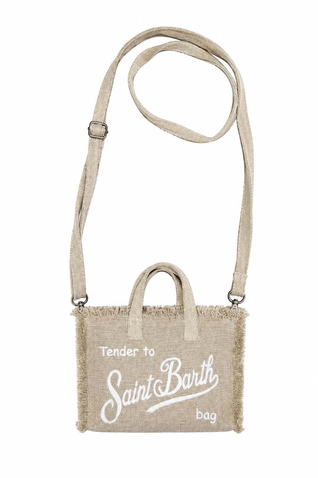 Phone bag linen 11 deige