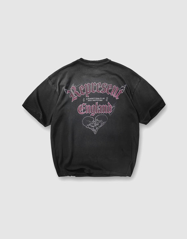 REPRESENT DUALITY t-shirt washed black